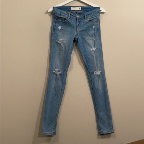 blue jeggings - Picture 1 of 4